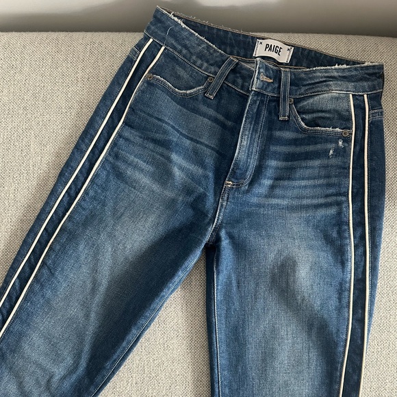 Paige Hoxton Straight Ankle Denim Jeans - Picture 3 of 5